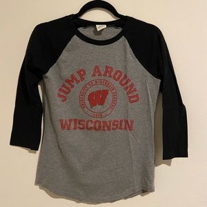 PINK Badger Baseball Tee